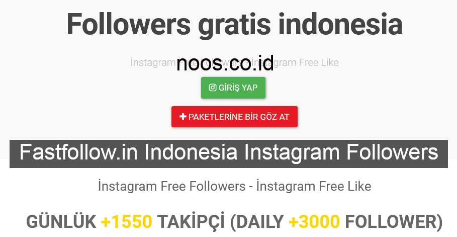 Fastfollow.in Indonesia Instagram Followers Like Comments Fastfollow In