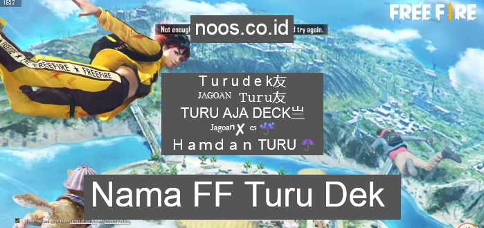 ff turu deck name is cool, scary, how to make free fire nickname, turu deck