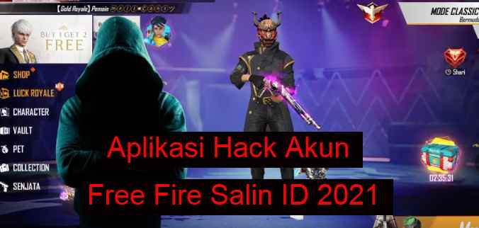free fire account hack application copy id 2021