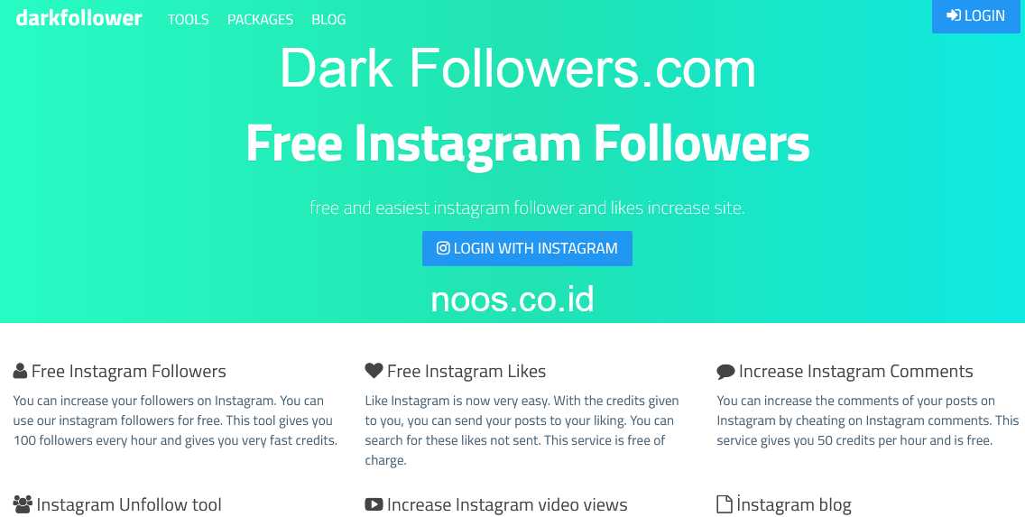Dark Followers.com IG Followers, Likes, Free Instagram Comments
