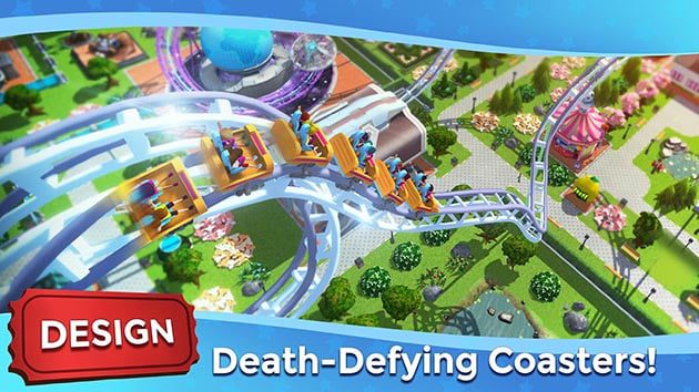 Screenshots of RollerCoaster Tycoon Touch 2