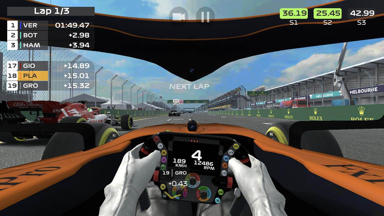 F1 Mobile Racing Screen 2